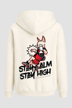 Moletom Canguru Streetwear Unissex Com Capuz | Stay Home Stay High Est.296-295