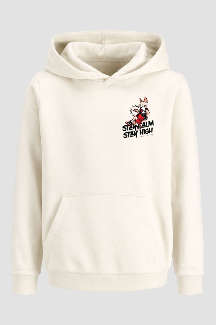 Moletom Canguru Streetwear Unissex Com Capuz | Stay Home Stay High Est.296-295