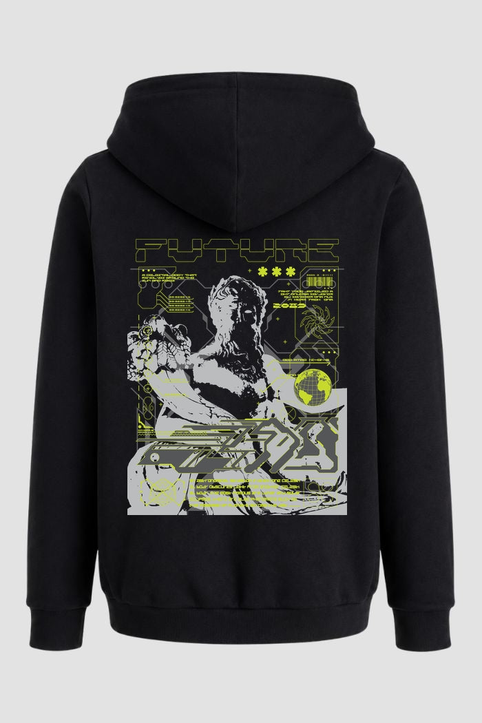Moletom Canguru Streetwear Unissex Com Capuz | Future Gods Est.302-301