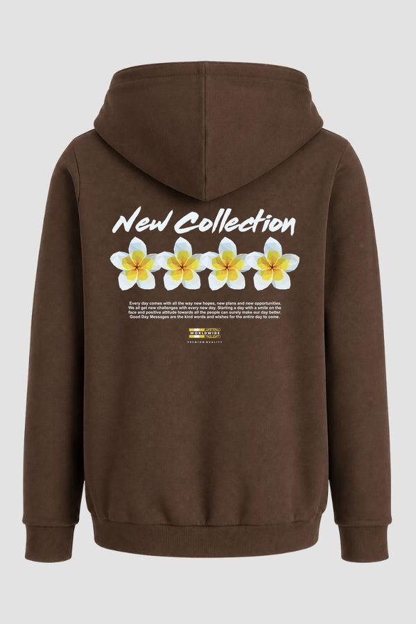 Moletom Canguru Streetwear Unissex Com Capuz | New Collection Flower Est.306-305