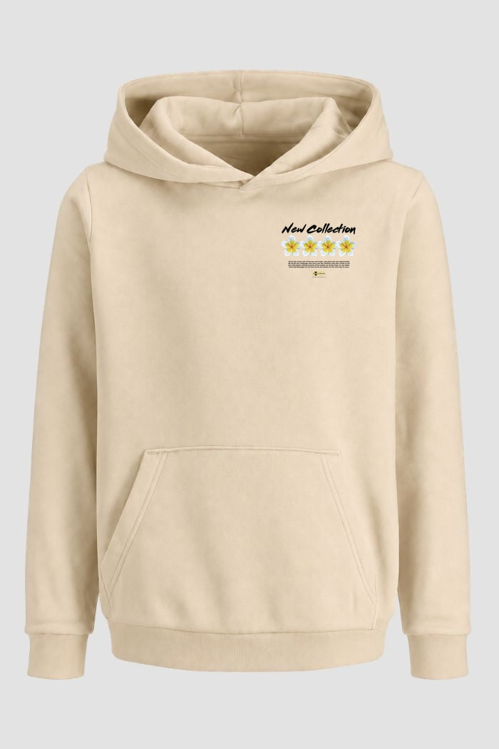 Moletom Canguru Streetwear Unissex Com Capuz | New Collection Flower Est.306-305