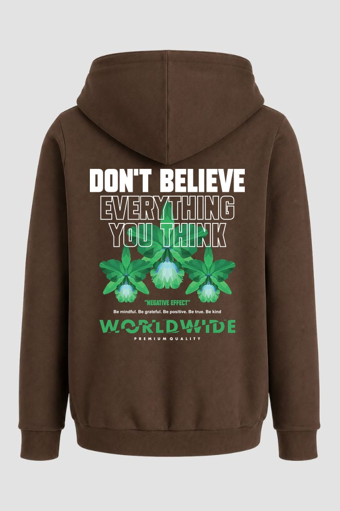 Moletom Canguru Streetwear Unissex Com Capuz | Dont Believe Everything Est.308-307