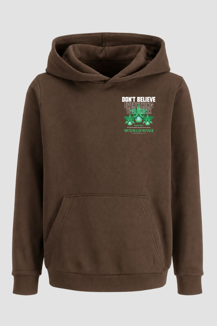 Moletom Canguru Streetwear Unissex Com Capuz | Dont Believe Everything Est.308-307