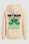 Moletom Canguru Streetwear Unissex Com Capuz | Dont Believe Everything Est.308-307