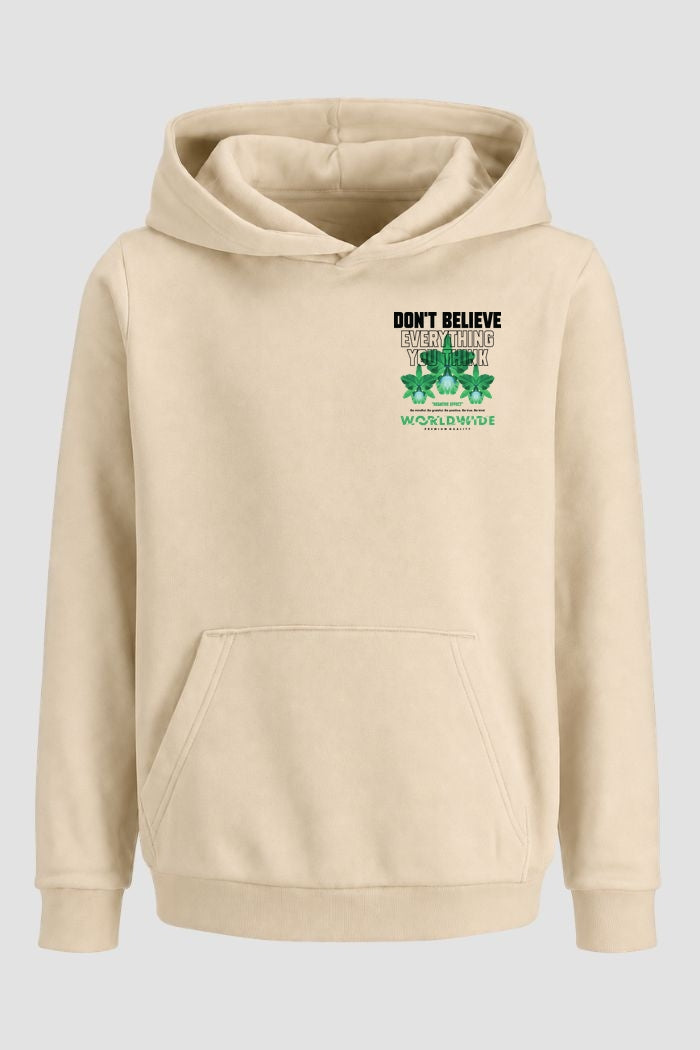 Moletom Canguru Streetwear Unissex Com Capuz | Dont Believe Everything Est.308-307