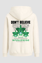 Moletom Canguru Streetwear Unissex Com Capuz | Dont Believe Everything Est.308-307