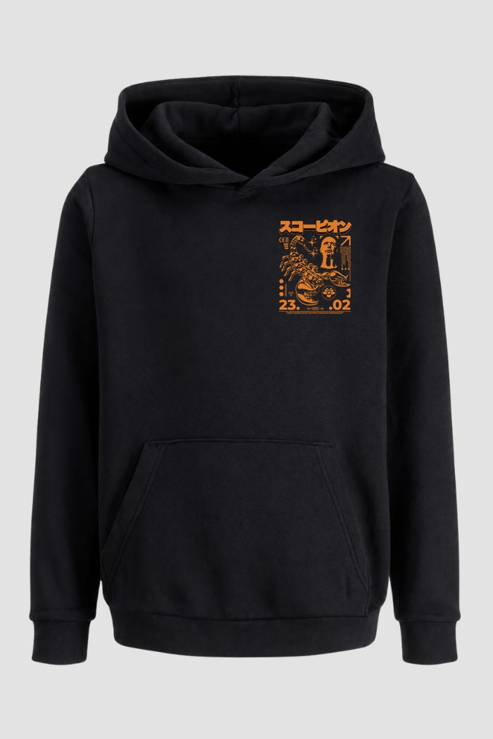 Moletom Canguru Streetwear Unissex Com Capuz | Scorpion Est.310-309