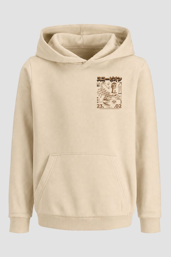 Moletom Canguru Streetwear Unissex Com Capuz | Scorpion Est.310-309