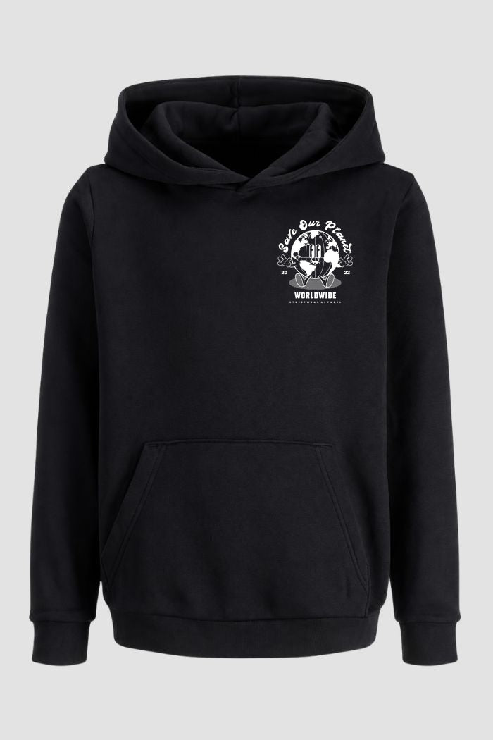 Moletom Canguru Streetwear Unissex Com Capuz | Save Our Planet Est. 312-311