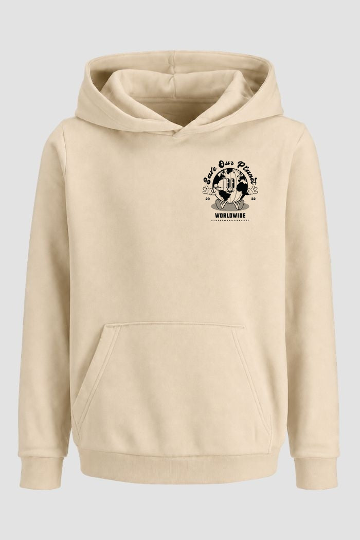Moletom Canguru Streetwear Unissex Com Capuz | Save Our Planet Est. 312-311
