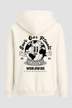 Moletom Canguru Streetwear Unissex Com Capuz | Save Our Planet Est. 312-311