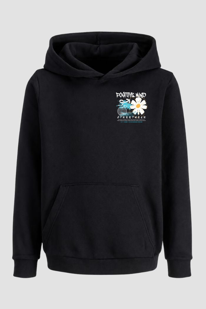 Moletom Canguru Streetwear Unissex Com Capuz | Positive Mind Est. 318-317