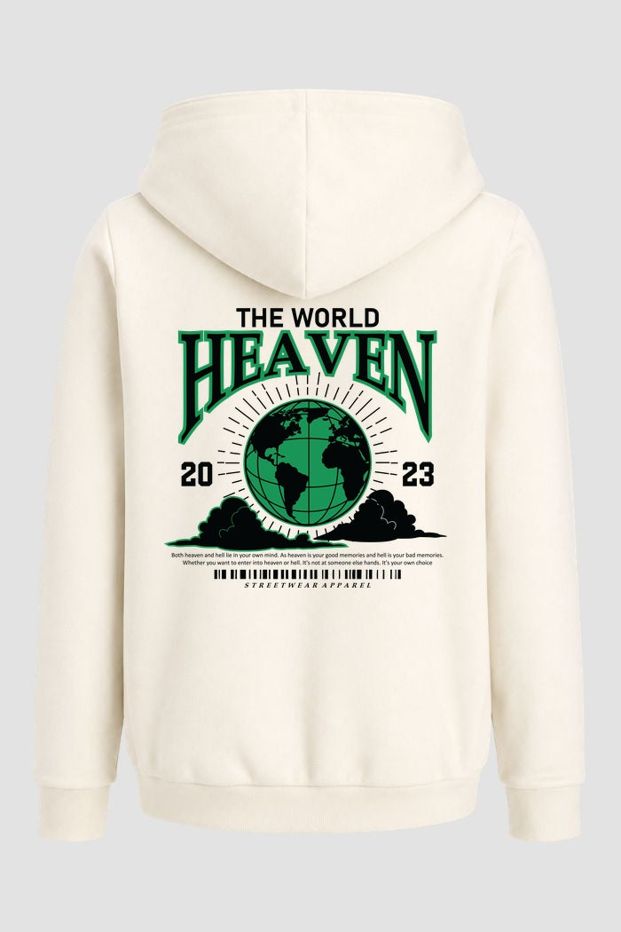 Moletom Canguru Streetwear Unissex Com Capuz | The World Heaven Est. 320-319