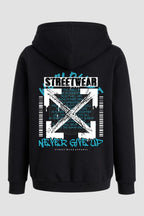 Moletom Canguru Streetwear Unissex Com Capuz | Never Give Up Est.322-321