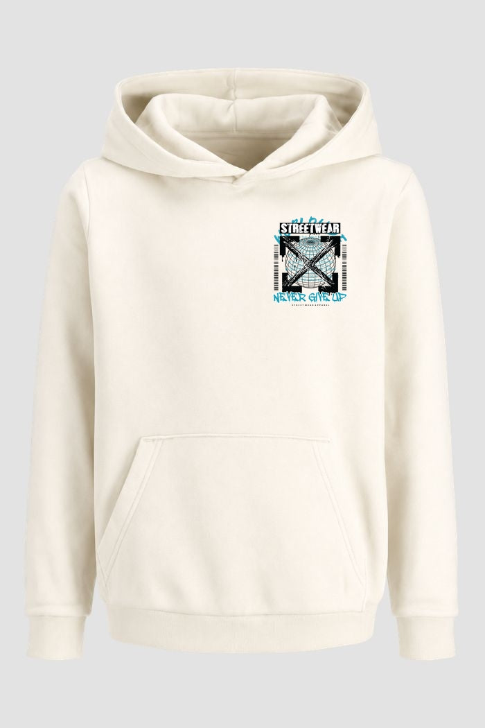 Moletom Canguru Streetwear Unissex Com Capuz | Never Give Up Est.322-321