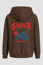 Moletom Canguru Streetwear Unissex Com Capuz | Sinner Skull Est.324-323