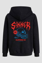 Moletom Canguru Streetwear Unissex Com Capuz | Sinner Skull Est.324-323