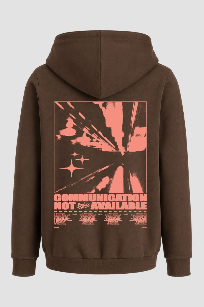 Moletom Canguru Streetwear Unissex Com Capuz | Communication Not Available Est.326-325