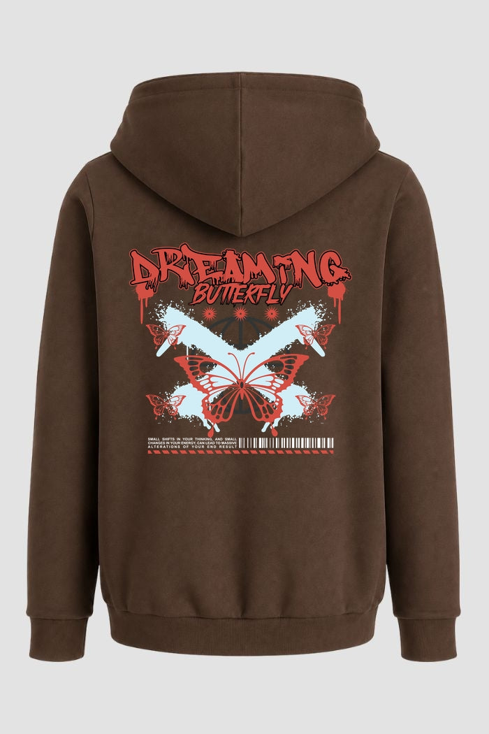 Moletom Canguru Streetwear Unissex Com Capuz | Dreaming Butterfly Est.328-327