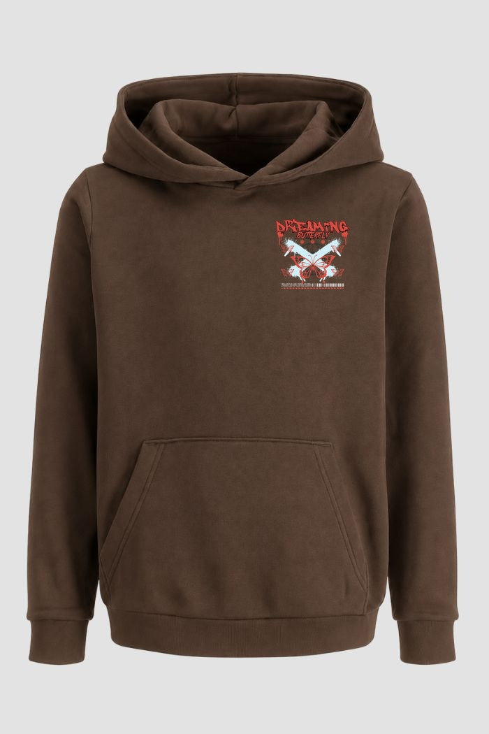 Moletom Canguru Streetwear Unissex Com Capuz | Dreaming Butterfly Est.328-327