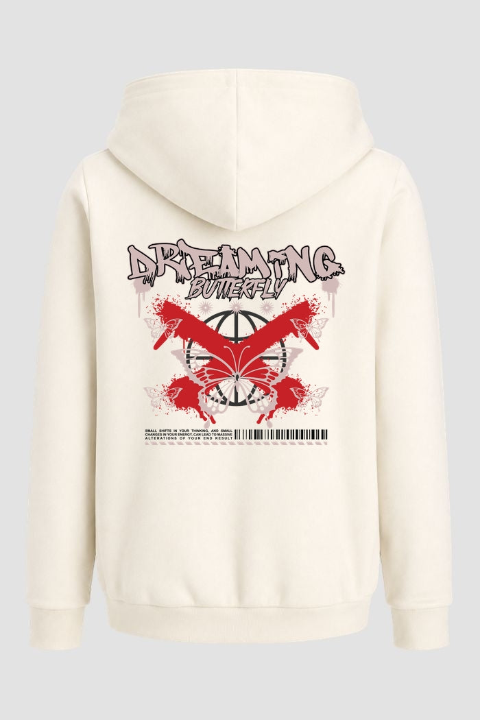 Moletom Canguru Streetwear Unissex Com Capuz | Dreaming Butterfly Est.328-327