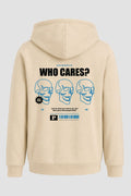 Moletom Canguru Streetwear Unissex Com Capuz | Who Cares Skull Est.330-329