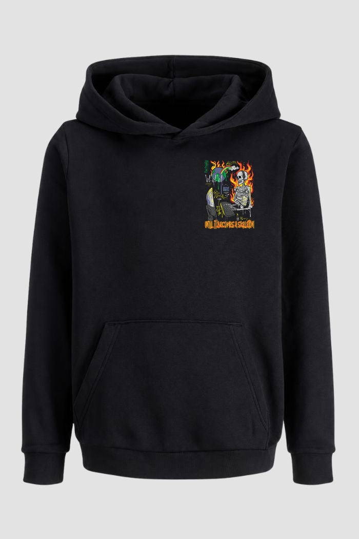 Moletom Canguru Streetwear Unissex Com Capuz | Untill Be Comes a Skeleton Est.332-331
