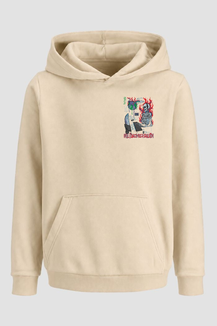 Moletom Canguru Streetwear Unissex Com Capuz | Untill Be Comes a Skeleton Est.332-331