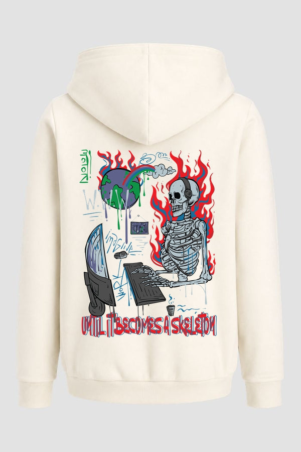 Moletom Canguru Streetwear Unissex Com Capuz | Untill Be Comes a Skeleton Est.332-331