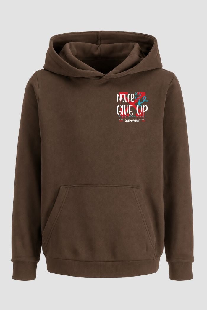 Moletom Canguru Streetwear Unissex Com Capuz | Never Give X Up Est.336-335