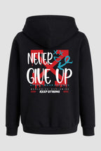 Moletom Canguru Streetwear Unissex Com Capuz | Never Give X Up Est.336-335