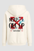 Moletom Canguru Streetwear Unissex Com Capuz | Never Give X Up Est.336-335