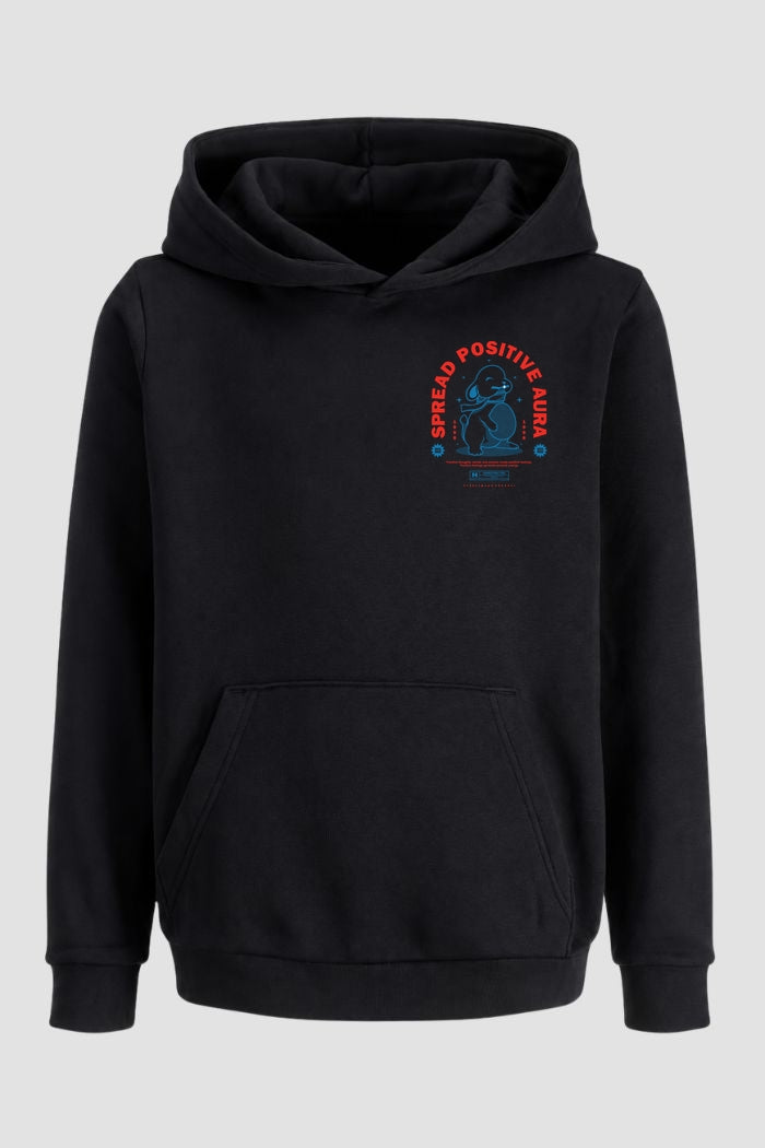 Moletom Canguru Streetwear Unissex Com Capuz | Spread Positive Aura Est.338-337