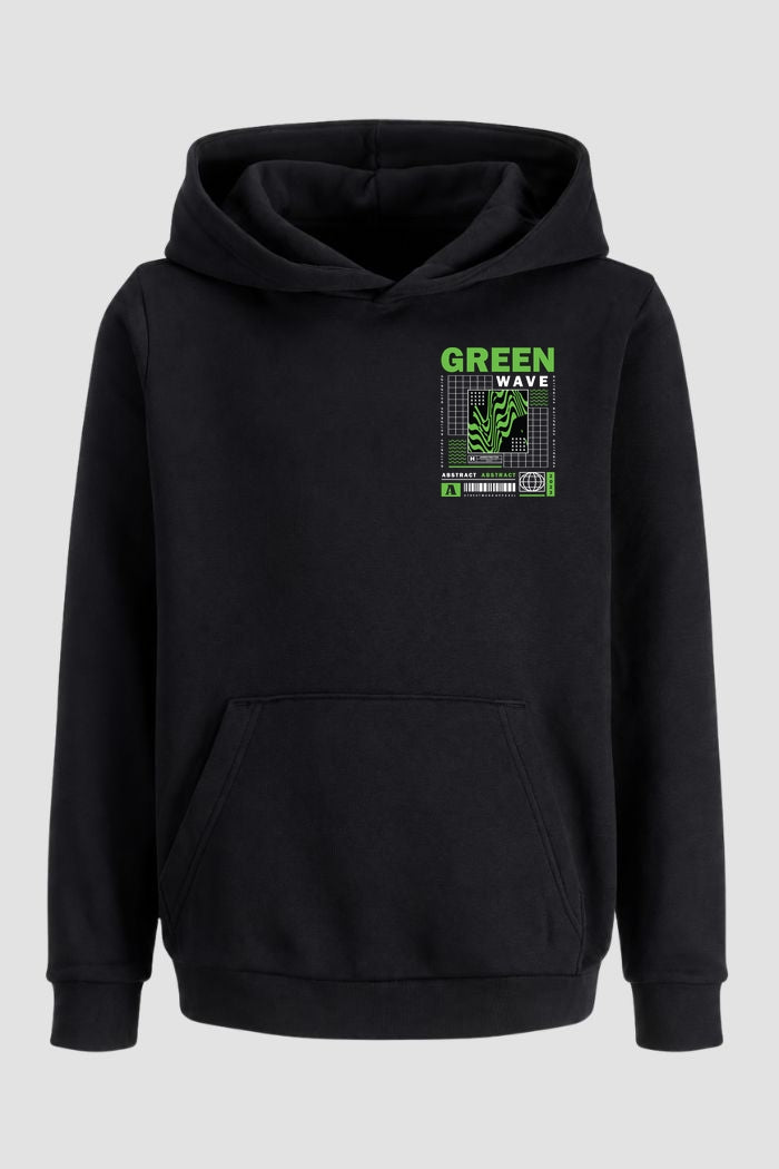 Moletom Canguru Streetwear Unissex Com Capuz | Green Wave Est.340-339