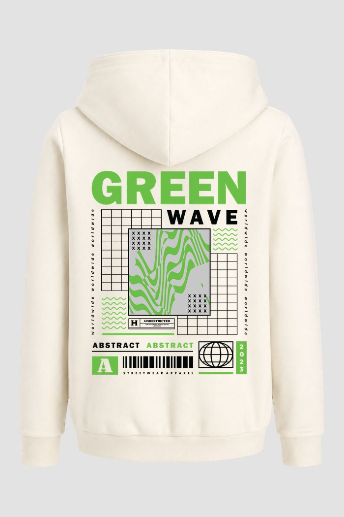 Moletom Canguru Streetwear Unissex Com Capuz | Green Wave Est.340-339