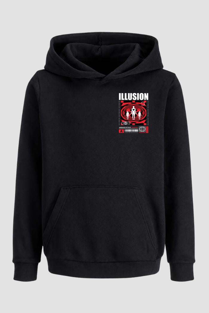 Moletom Canguru Streetwear Unissex Com Capuz | Illusion Urban Style Est.342-341
