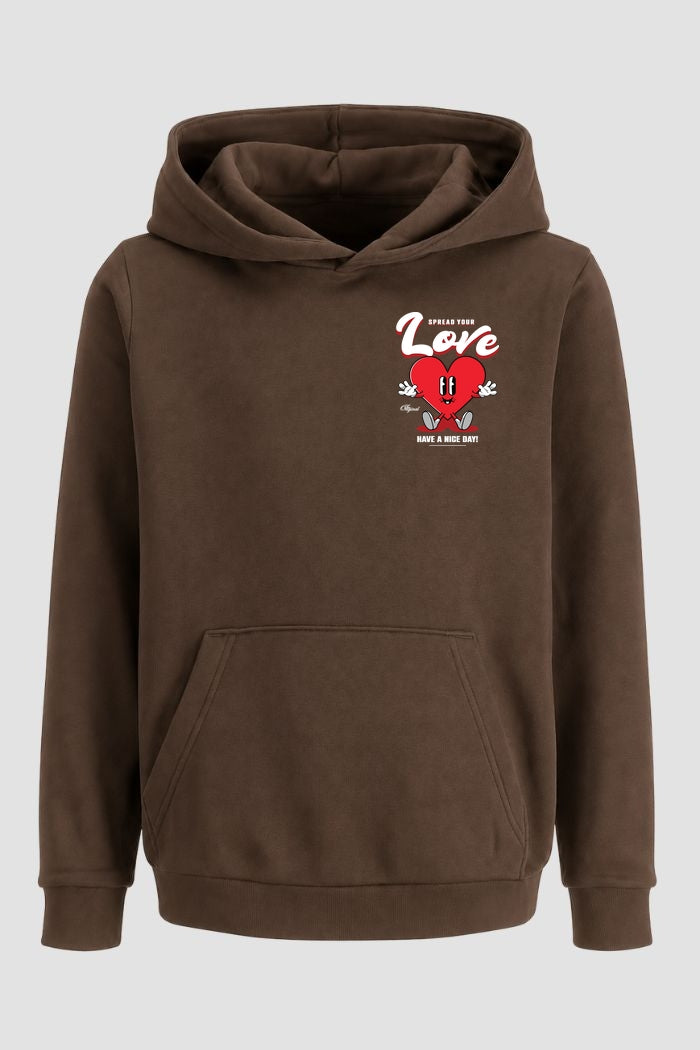 Moletom Canguru Streetwear Unissex Com Capuz | Spread Your Love Est.348-347