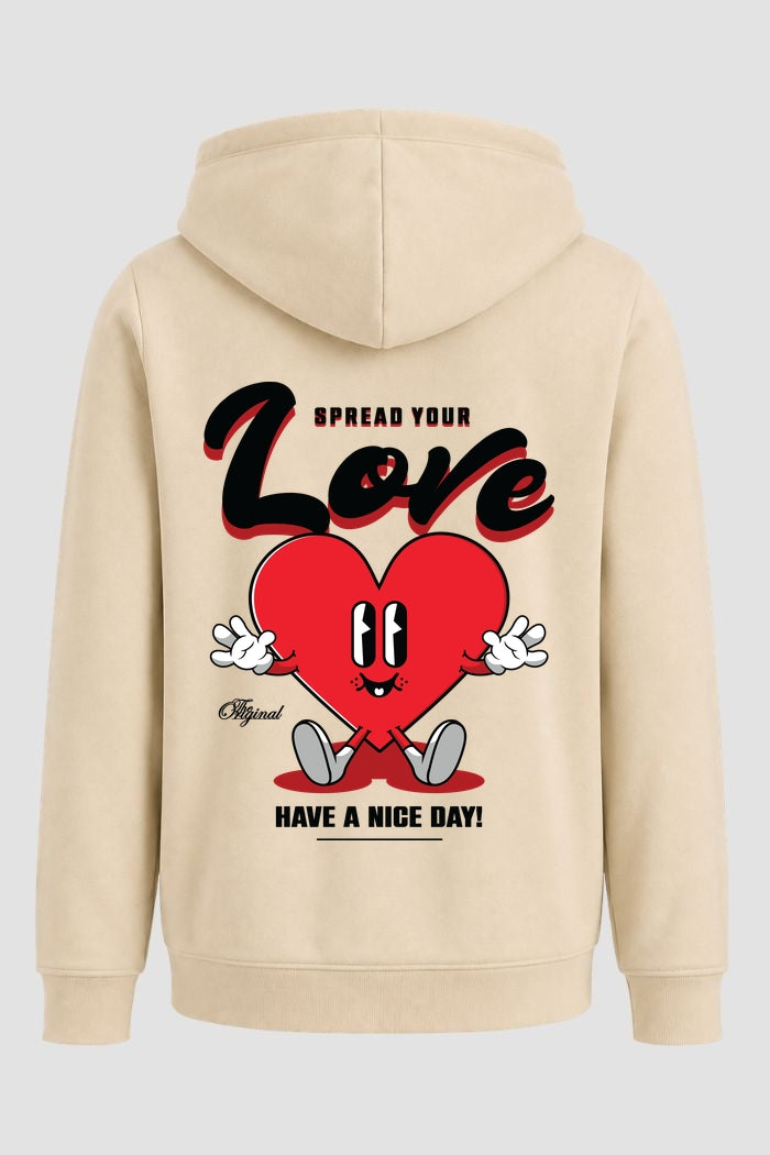 Moletom Canguru Streetwear Unissex Com Capuz | Spread Your Love Est.348-347