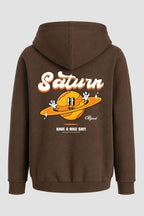 Moletom Canguru Streetwear Unissex Com Capuz | Saturn Have a Nice Day Est.350-349