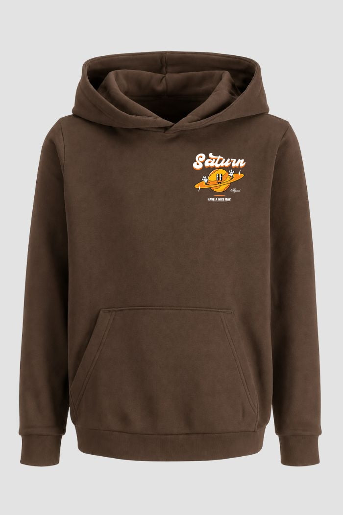 Moletom Canguru Streetwear Unissex Com Capuz | Saturn Have a Nice Day Est.350-349