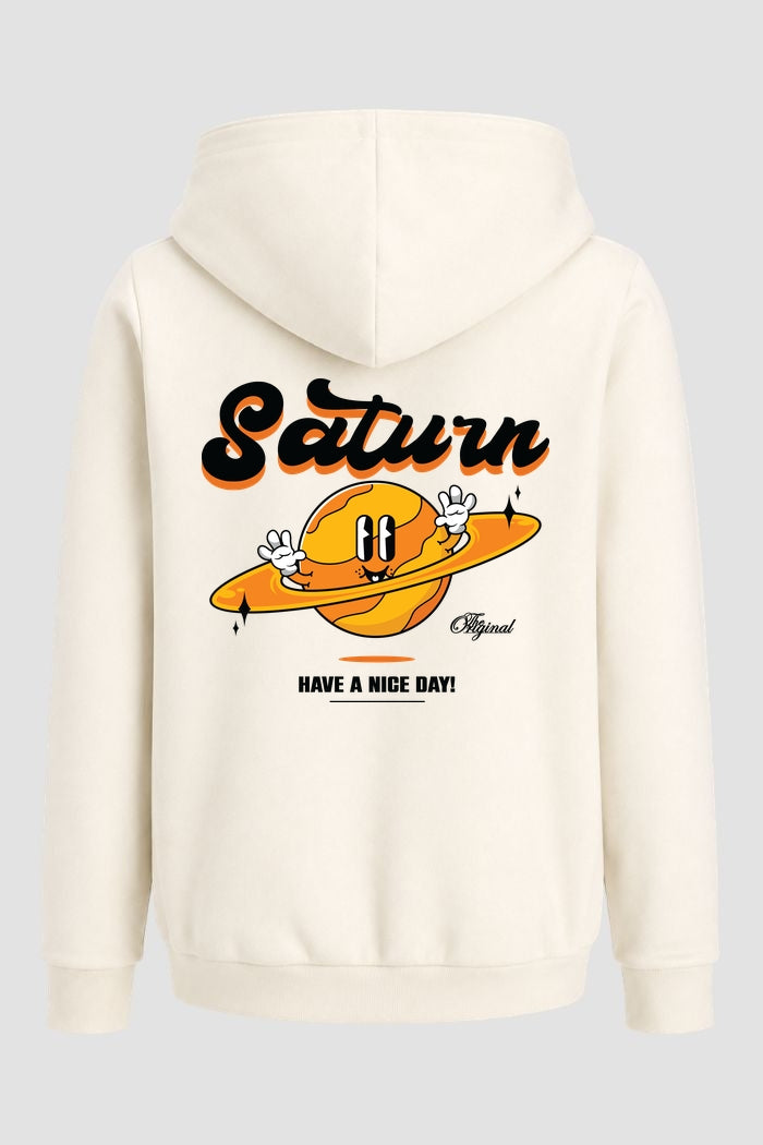 Moletom Canguru Streetwear Unissex Com Capuz | Saturn Have a Nice Day Est.350-349