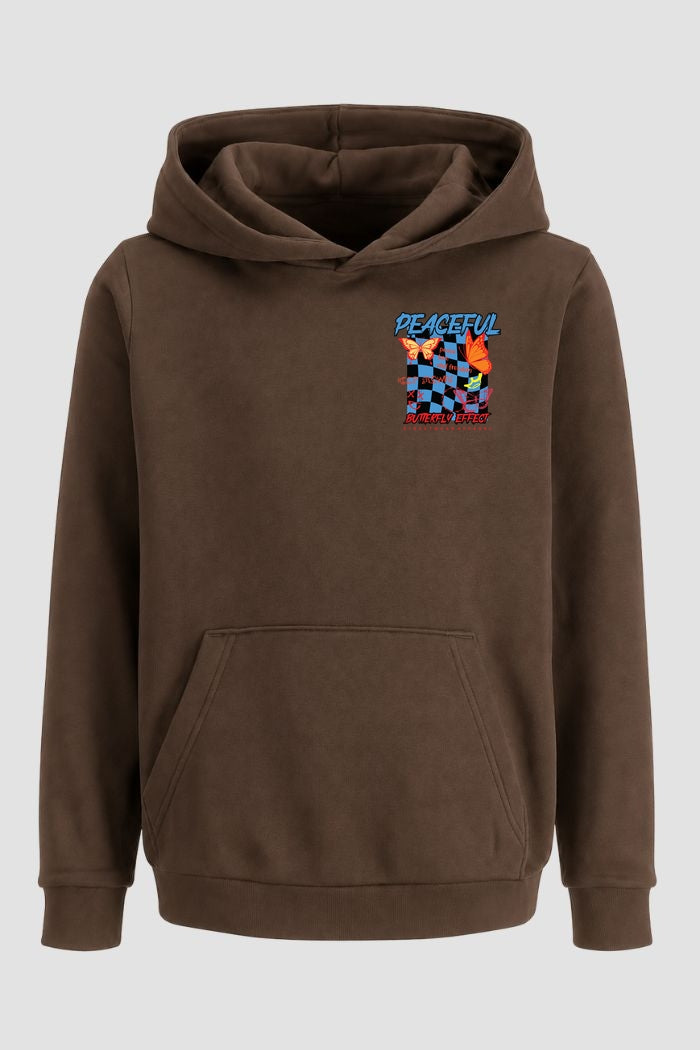 Moletom Canguru Streetwear Unissex Com Capuz | Pacefull Butterfly Est.352-351