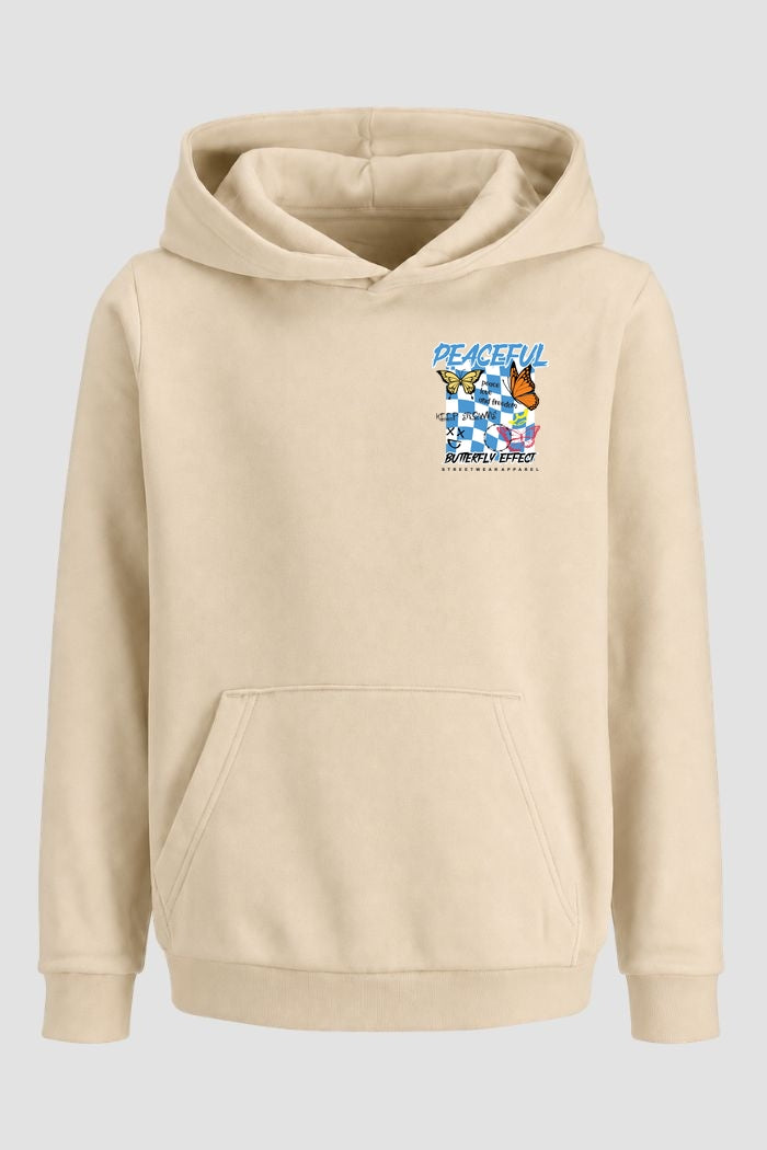 Moletom Canguru Streetwear Unissex Com Capuz | Pacefull Butterfly Est.352-351