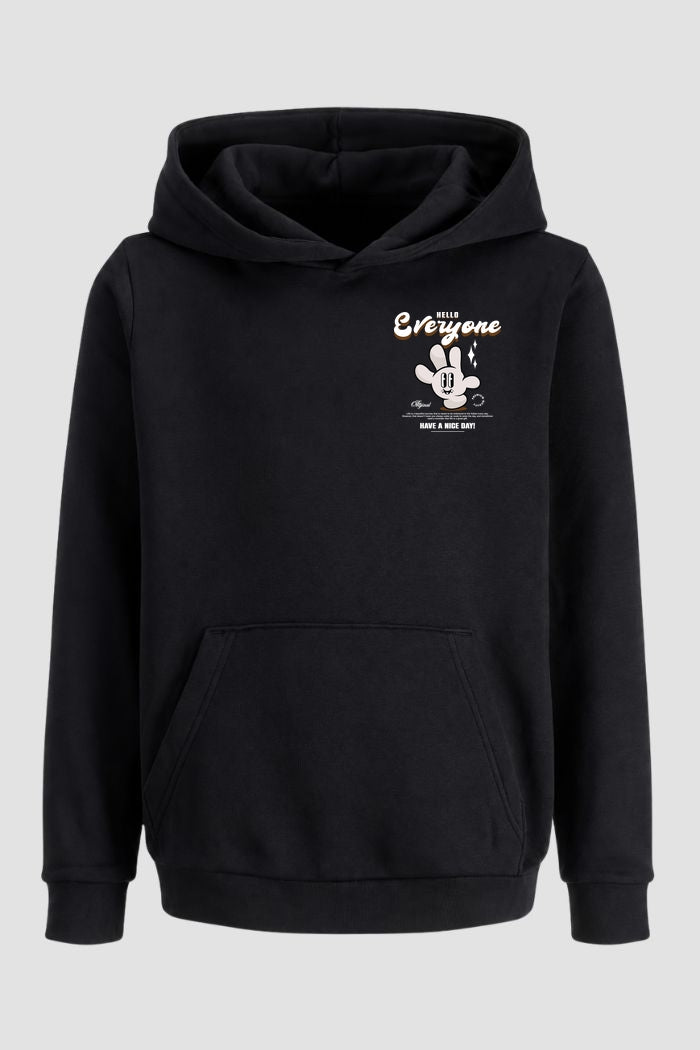 Moletom Canguru Streetwear Unissex Com Capuz | Hello Everyone Est.354-353