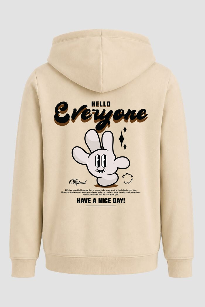 Moletom Canguru Streetwear Unissex Com Capuz | Hello Everyone Est.354-353