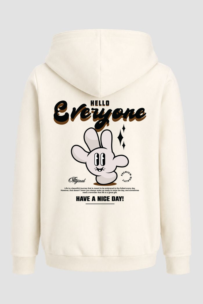 Moletom Canguru Streetwear Unissex Com Capuz | Hello Everyone Est.354-353