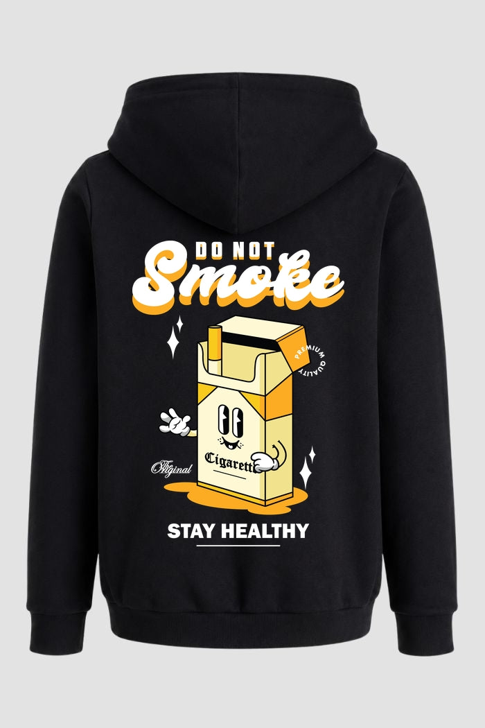 Moletom Canguru Streetwear Unissex Com Capuz | Do Not Smoke Est.356-355