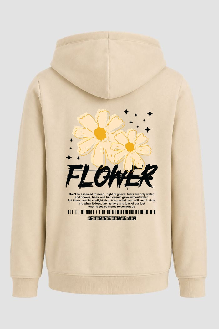 Moletom Canguru Streetwear Unissex Com Capuz | Flower Street Est.357-358
