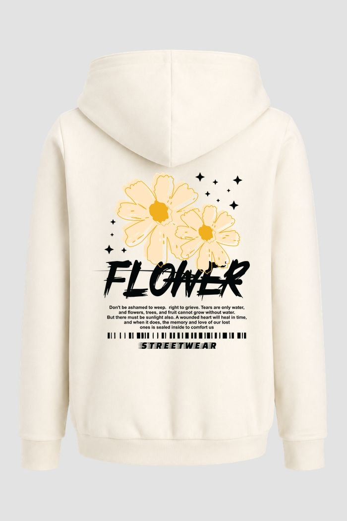 Moletom Canguru Streetwear Unissex Com Capuz | Flower Street Est.357-358