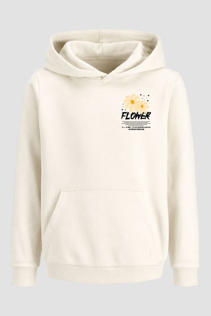 Moletom Canguru Streetwear Unissex Com Capuz | Flower Street Est.357-358